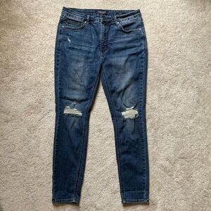 Judy Blue Distressed High Rise Skinny Jeans Size 15/32 - JB88798DK